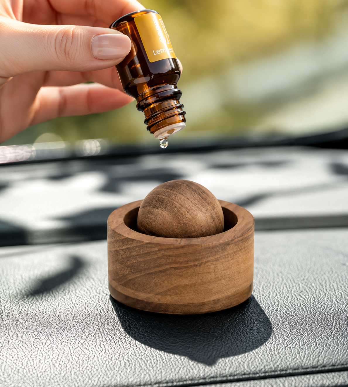 Diffuseur d'huiles essentielles en bois Ondaly - finition claire